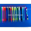 best sale environmental friendly colorful rubber shoselace